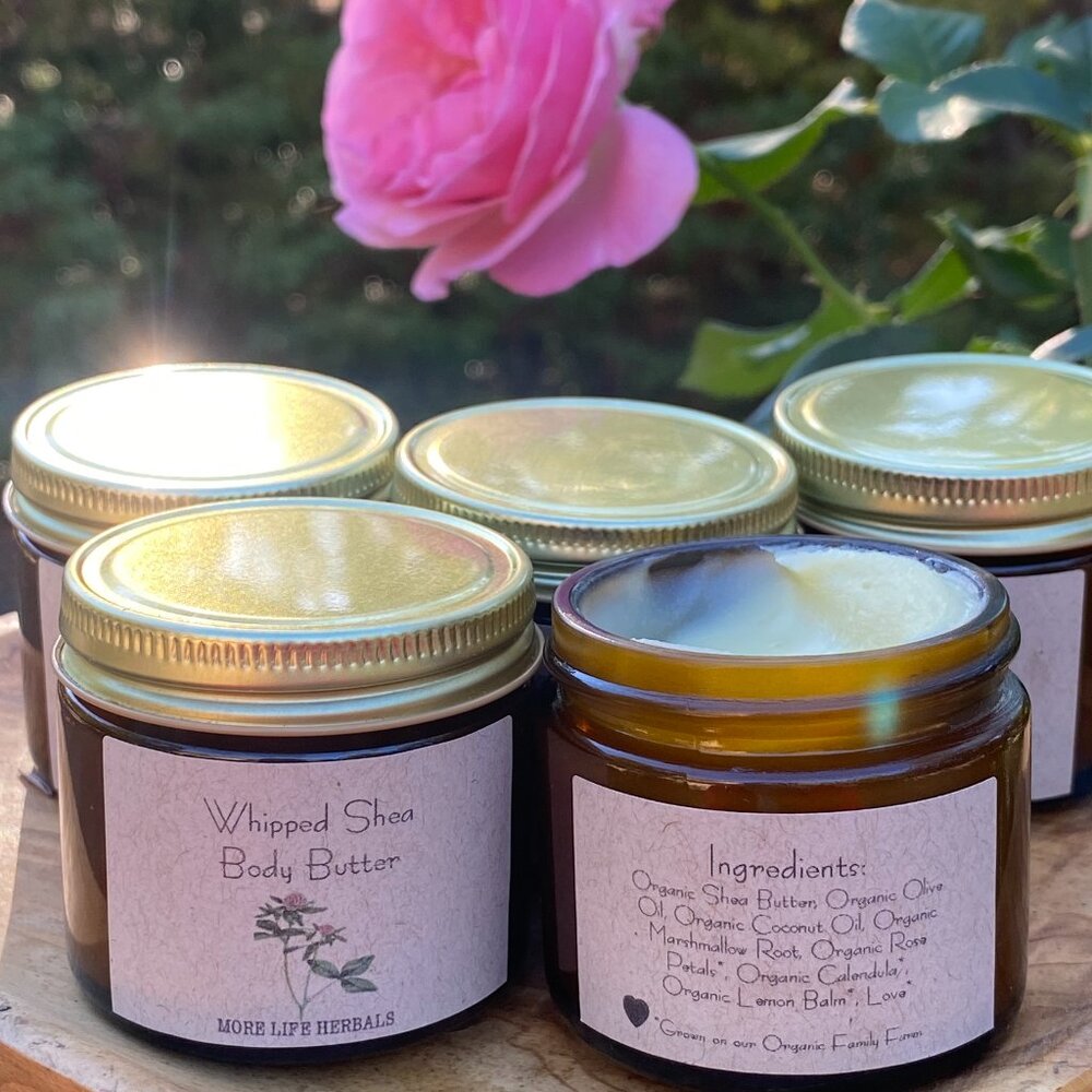 Organic Whipped Shea Butter - 4oz.